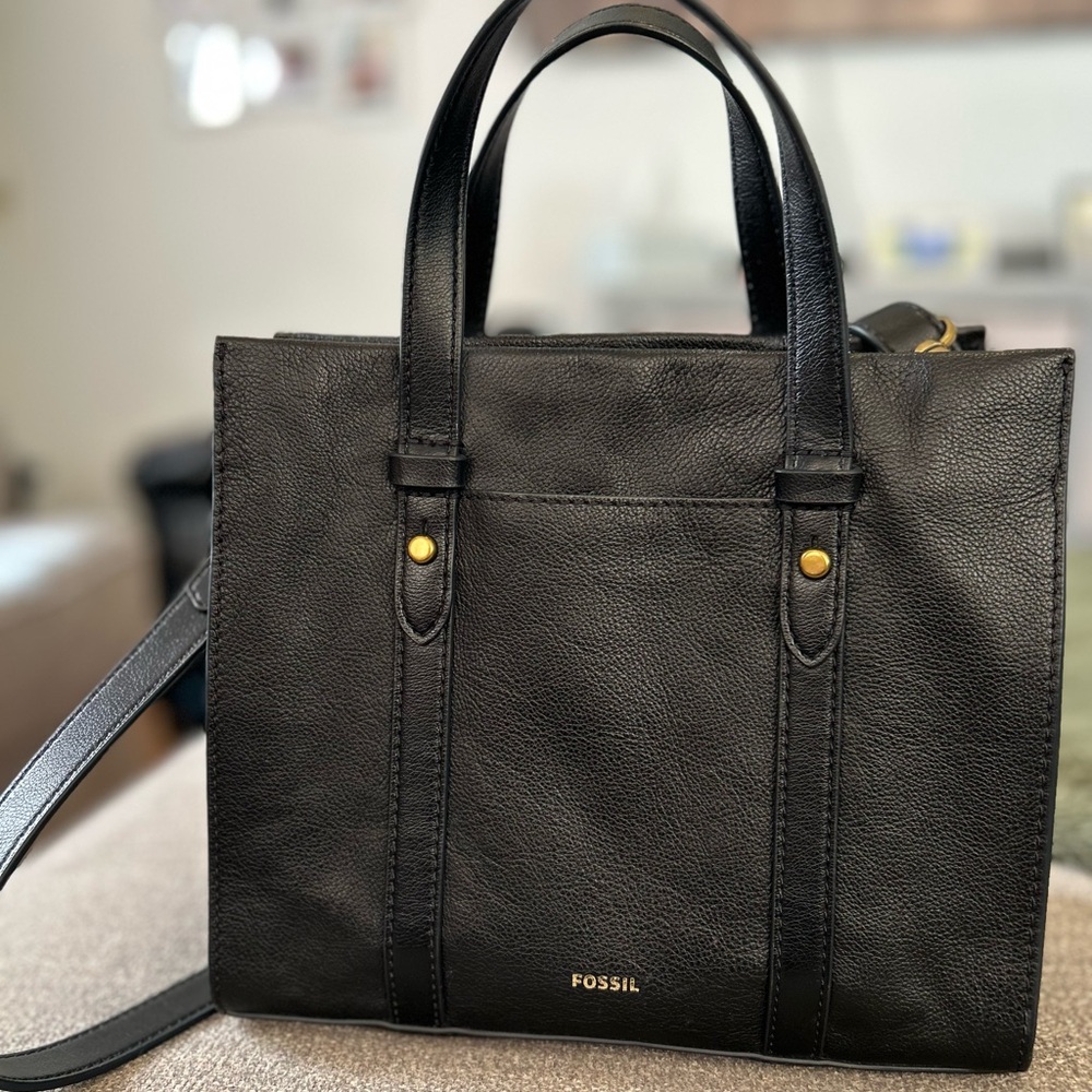 Fossil Black Kingston Bag